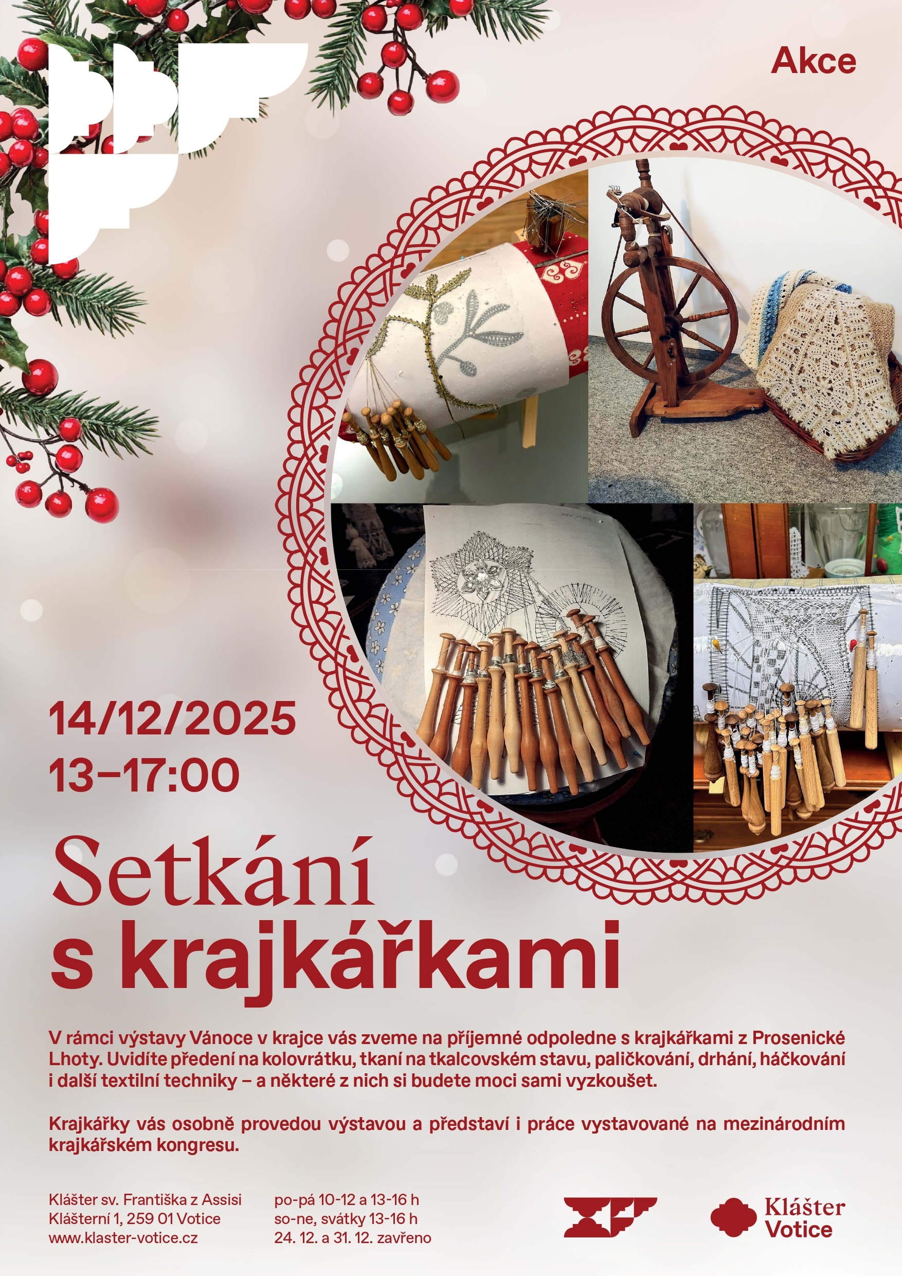 Vánoce v krajce; Setkání s krajkářkami z Prosenické Lhoty