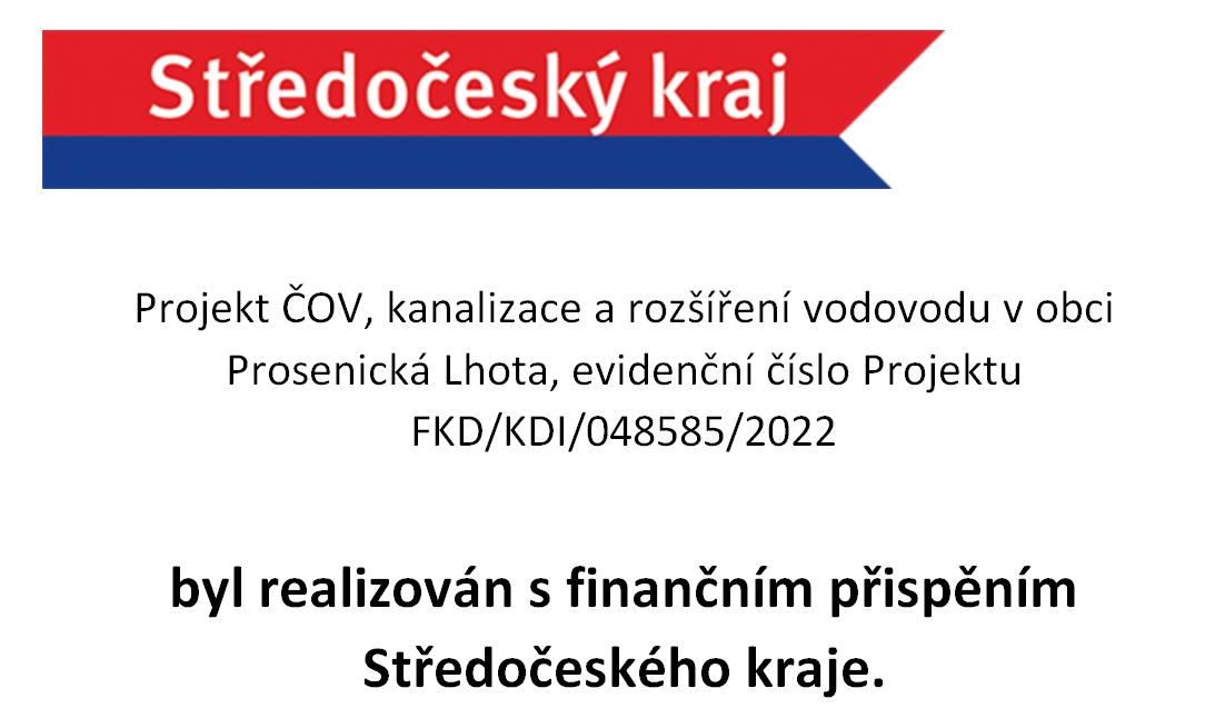 ČOV, kanalizace a rozšíření vodovodu v obci Prosenická Lhota