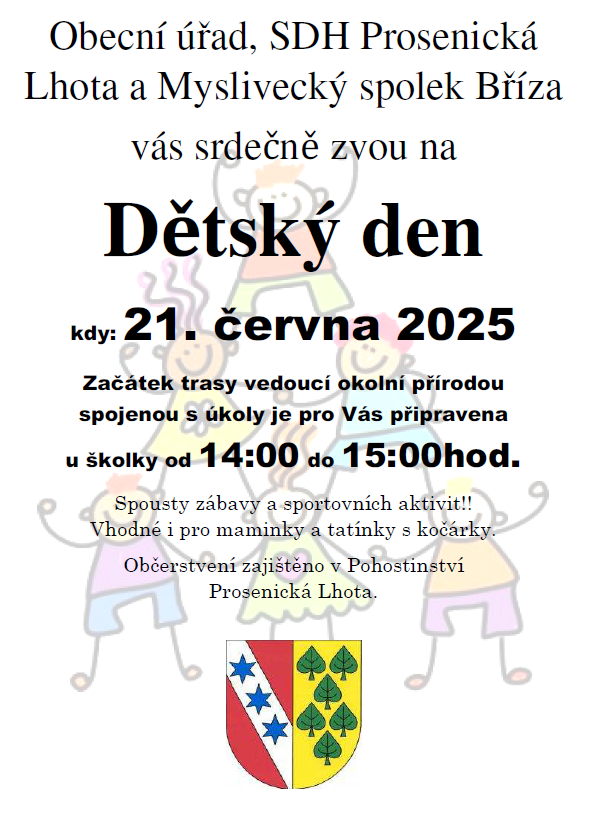 Dětský den v Prosenické Lhotě 