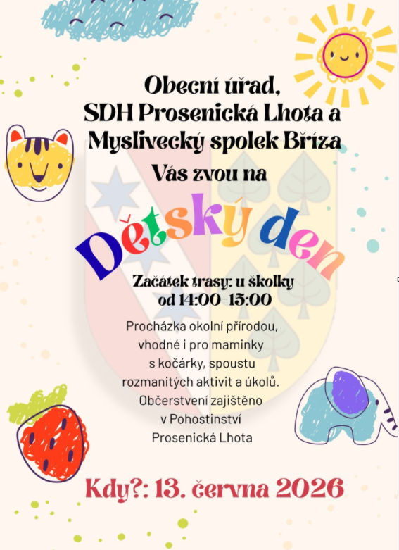 Dětský den v Prosenické Lhotě