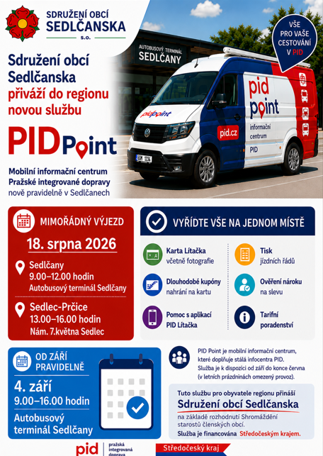 PID point v Sedlčanech